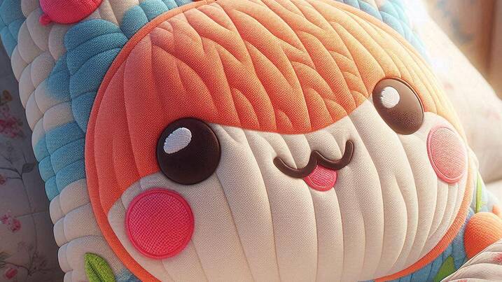 Sarung bantal lucu.